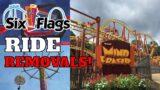 Six Flags REMOVING Multiple Rides!