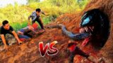 Spider Man VS Carnivorous Monster Brave Hunter Rescue A Man Was Attacked | Survival Hunter