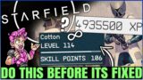 Starfield – How to Get 60K XP A MINUTE & LEVEL UP FAST – Infinite Skill Points, Money & Resources!