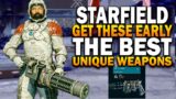 Starfield – The BEST Unique Weapons To Get EARLY!