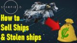 Starfield how to sell ships