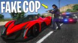 Stealing 20 Cars as Fake Cop in GTA 5 RP..