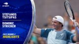 Stefanos Tsitsipas vs. Dominic Stricker Highlights | 2023 US Open Round 2