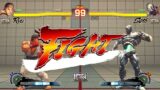 Street Fighter 4 –  Ryu cpu vs Seth cpu