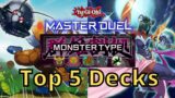 TOP 5 DECKS | Monster Type King of the Island Festival in Yu-Gi-Oh! Master Duel! 2023