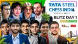 Tata Steel Chess India Blitz 2023 Day 1 | ft. Pragg, Gukesh, Vidit, Arjun, Hari