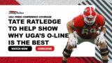 Tate Ratledge raves about UGA offensive line, potential for 2023 | Georgia Bulldogs football