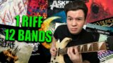 The Most Used Riff in Metal: From Death Metal to Metalcore