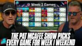 The Pat McAfee Show Picks & Predicts Every Game For NFL's 2023 Week 1