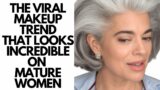 The Viral Makeup Trend That Looks INCREDIBLE On Mature Women | Nikol Johnson