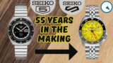 These Hard to Find Seiko Watches took 55 years of progress. New GMT and 1968 Seiko 5 Reissue