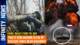 This is how Ukraine blew up Russian tanks near Bakhmut! Drone Images from the War