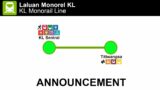 [Train Announcement] KL Monorail Line 2023 Version