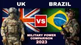 UK vs Brazil Military Power Comparison 2023 | Brazil against United Kingdom 2023 |