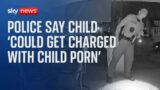 US: Police say 11-year-old girl 'could get charged with child porn'
