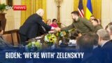 Ukraine War: Biden 'will continue to stand' with Zelenskyy