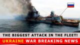 Ukraine has made the biggest attack! The Russian Black Sea Fleet is on fire, 2 warships destroyed!