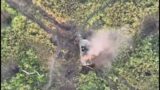 Ukrainian Drone Drops Bomb Into Open Hatch Of Russian BMP With Pinpoint Precision