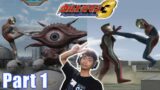 Ultraman Gaia Melawan Monster Mata & Cosmos VS Justice – Ultraman FE 3  – Part 1