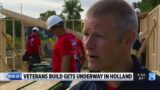 Veterans help veteran in Lakeshore Habitat for Humanity build