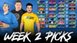 Week 2 PICKEMS CHALLENGE | MJT Football picks EVERY game of the week! | Who will be most accurate?!