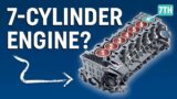 Why is there no such thing as a 7-cylinder engine?