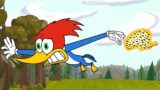 Woody is scared of bees! | Woody Woodpecker