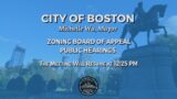 Zoning Board of Appeal Hearings 9-12-23 (Part 2 of 2)