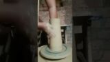 flower pot, wheel work full video.#wheel #pottery #terracotta #clay #modern #art…