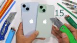 iPhone 15 Durability Test – is Aluminum better than Titanium?!