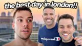 my boyfriend surprised me in london & reuniting with my old housemates!