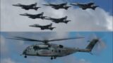 "Majestic Sea Dragon MH-53E  and  Fleet Power Demo at Oceana Airshow 2023"