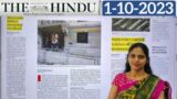 1-10-2023 | The Hindu Newspaper Analysis in English | #upsc #IAS #currentaffairs #editorialanalysis