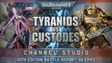 10th Edition Leviathan Tyranids vs Adeptus Custodes Warhammer 40K Battle Report 1750pts