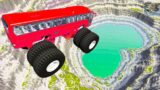 Cars vs Leap Of Death Jumps  BeamNG Drive