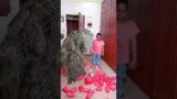 FUNNY VIDEO GHILLIE SUIT TROUBLEMAKER BUSHMAN PRANK try not to laugh pumpkin monster tiktok 2023