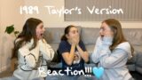 1989 TAYLOR'S VERSION REACTION!!! – listening to re-records and new vault tracks!!!