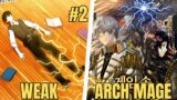 2)Weak Boy Reincarnated Into Futuristic World's King And Become Most Power Arch Mage! | Manhwa Recap