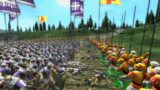 300 PIKEMEN vs 3000 PEASANTS – Medieval 2