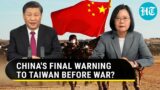 'China Won't Stop…': Beijing Vows Action Against Taiwan Separatists Amid Air Intrusions | Watch