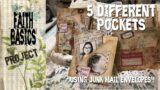 5 Pockets using Junk Mail Envelopes! (Faith Basics)