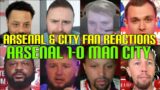 ARSENAL & CITY FANS REACTION TO ARSENAL 1-0 MAN CITY | FANS CHANNEL