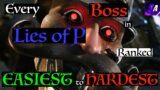 All Lies of P Bosses Ranked Easiest to Hardest