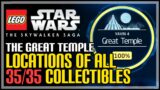 All Yavin 4 Great Temple Collectibles LEGO The Skywalker Saga (100% Guide)