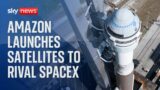 Amazon launches satellites from Florida space centre