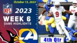 Arizona Cardinals vs Los Angeles Rams 10/15/23 FULL GAME Week 6 | NFL Highlights Today