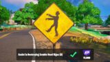 Assist in Destroying Zombie Road Signs (All Locations) – Fortnitemares Quests