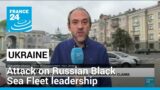 Attack on Russian Black Sea Fleet leadership aimed at thwarting Navy strikes on Ukraine