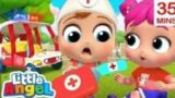 Baby John To The Rescue – Wheels On The Ambulance & More Little Angel Kids Songs