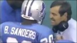 Barry Sanders First Game for the Lions…The Build Up, First Carries…and Touchdown